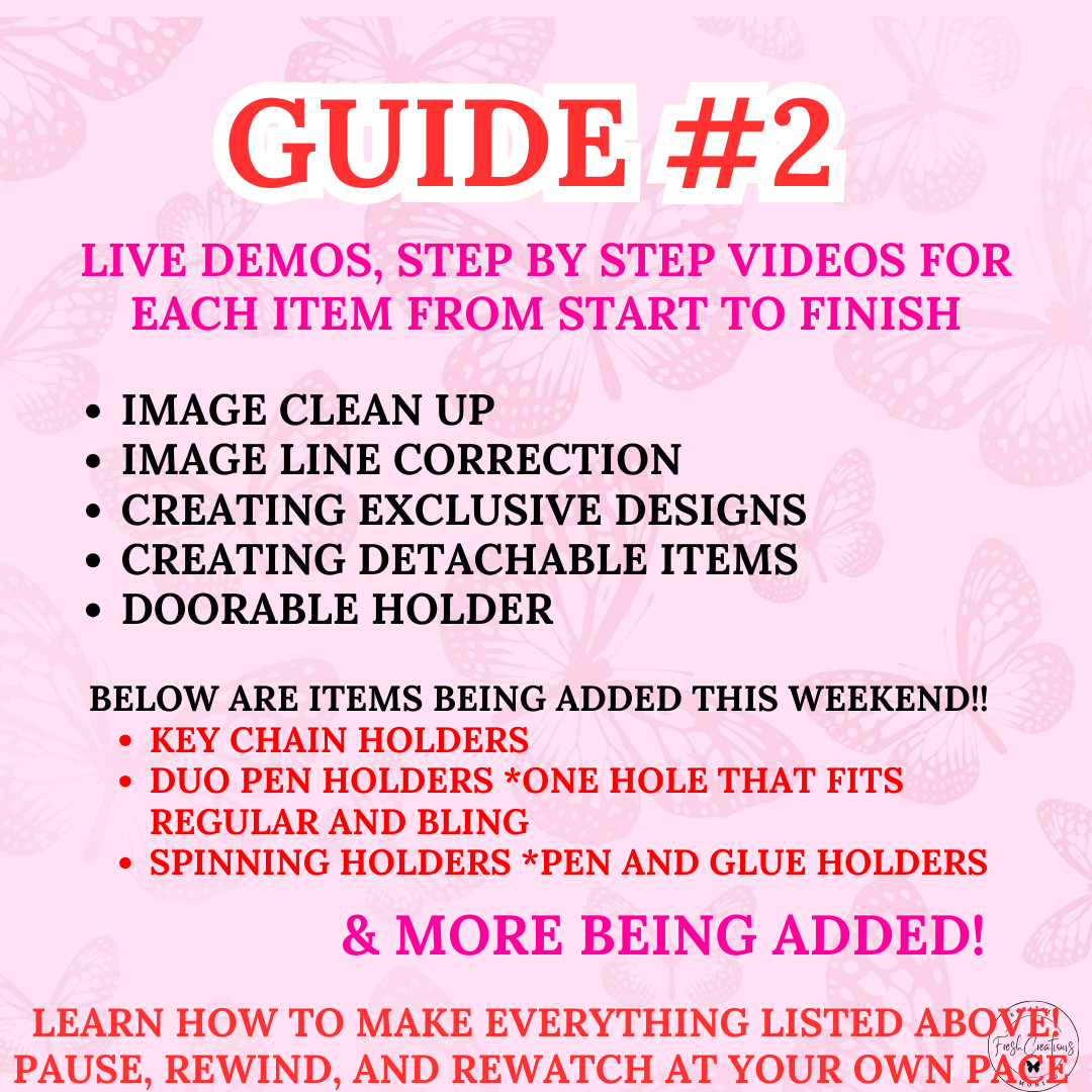 *GUIDE # 2 !! LEARN AT YOUR OWN PACE 3D GUIDE