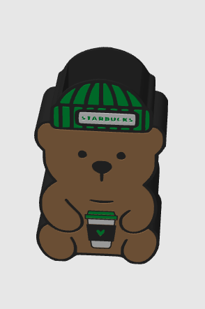 STARBUCKS BEAR PEN HOLDER