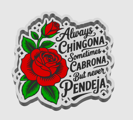 ALWAYS CHINGONA TRINKET TRAY DIGITAL FILE