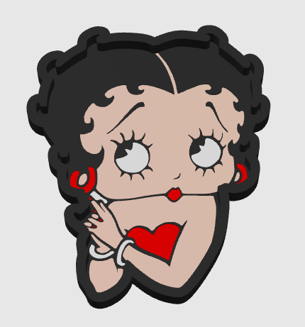 BETTY BOOP TRINKET TRAY DIGITAL FILE
