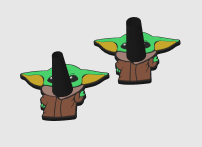 BABY YODA PEN HOLDER DIGITAL FILE