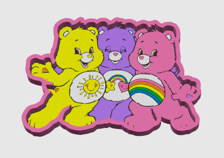 CAREBEAR TRINKET TRAY DIGITAL FILE