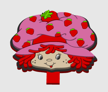 *ATTACHMENT ONLY* STRAWBERRY SHORTCAKE MULTI GLUE HOLDER DIGITAL FILE