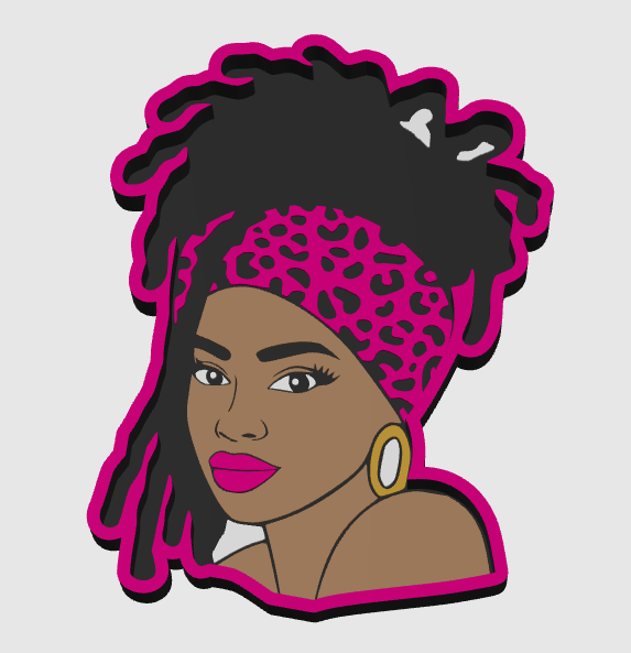 DREAD CHEETAH GIRL TRINKET TRAY DIGITAL FILE