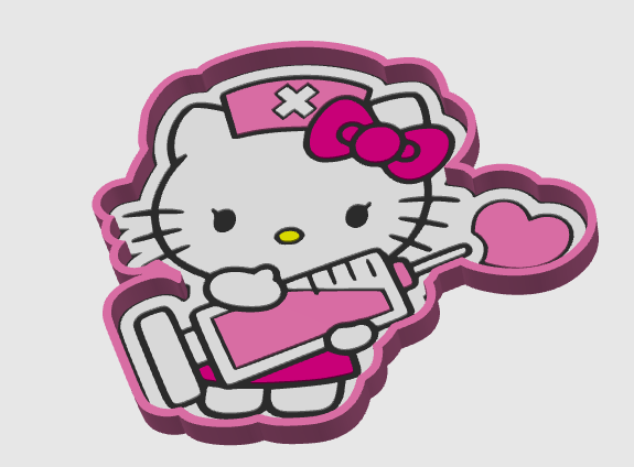HK NURSE TRAY GIRL TRINKET TRAY DIGITAL FILE