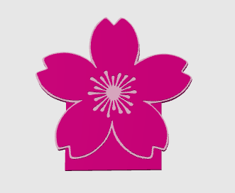 CHERRY BLOSSOM TWO PIECE PEN HOLDER DIGITAL FILE