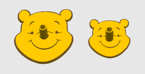 POOH 2IN1 SIZE PEN HOLDER DIGITAL FILE